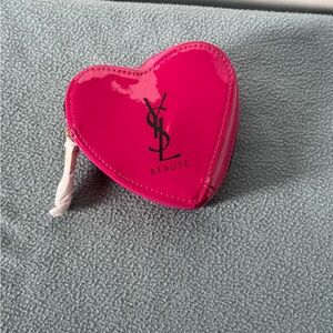 Yves Saint Laurent Pink Heart Cosmetic Case